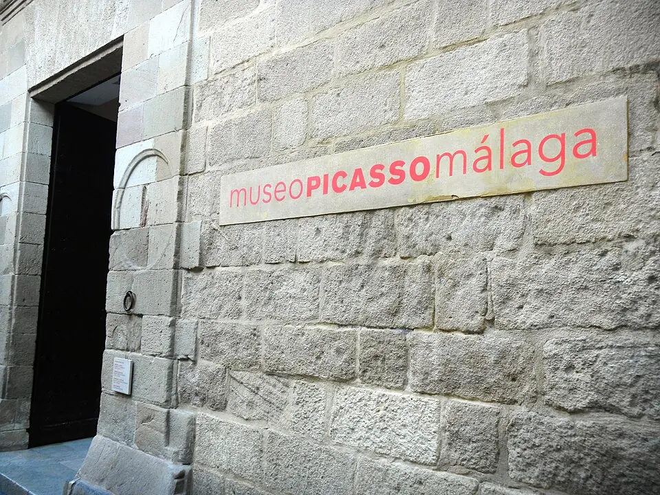 Fachada del Museo Picasso Málaga, en el centro histórico.