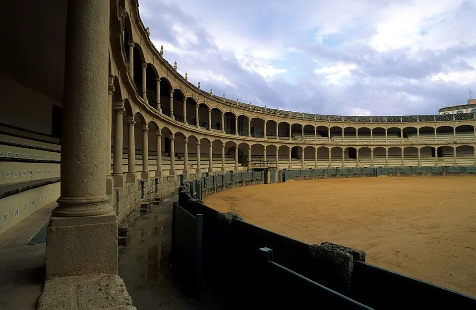La plaza de toros de la Real Maestranza de Caballería de Ronda.