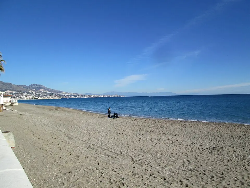 Playa de Santa Amalia, en Fuengirola.
